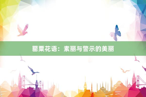 罂粟花语：素丽与警示的美丽
